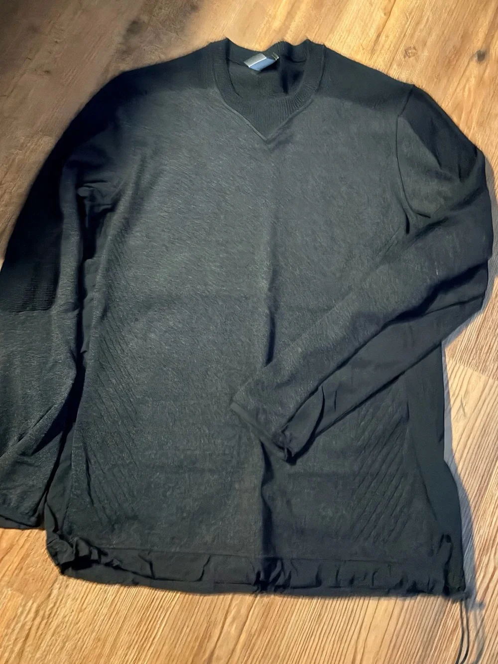 Gymshark Men's Black Crewneck Sweater Pullover, new, never worn, fits oversized